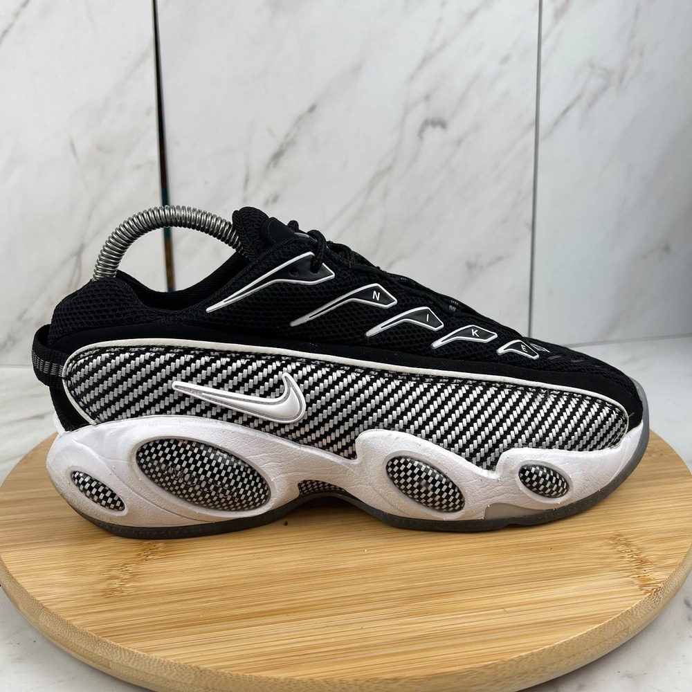 Nike NOCTA Glide Drake Black Mens Size 7.5 Silver Sneakers Shoes DM0879-001
